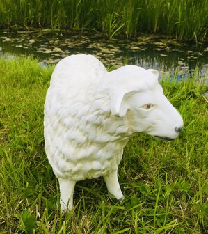 schaap Lam polystone tuinbeeld