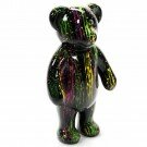 beer kunst teddy beer colorful splash