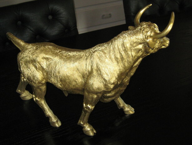 gouden -stier -bull 45x29cm