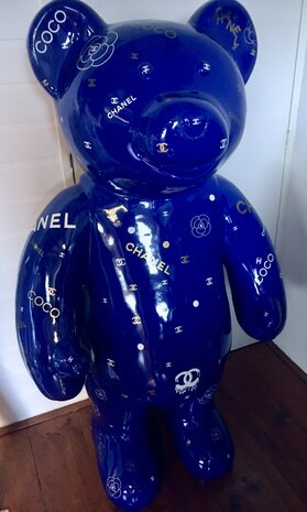 Teddy Beeld - Kunsthars met Blauwe Autolak