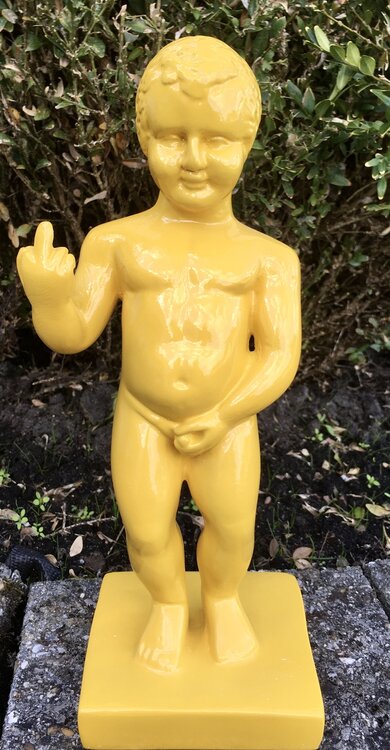 manneken Pis Kunsthars met epoxy laklaag